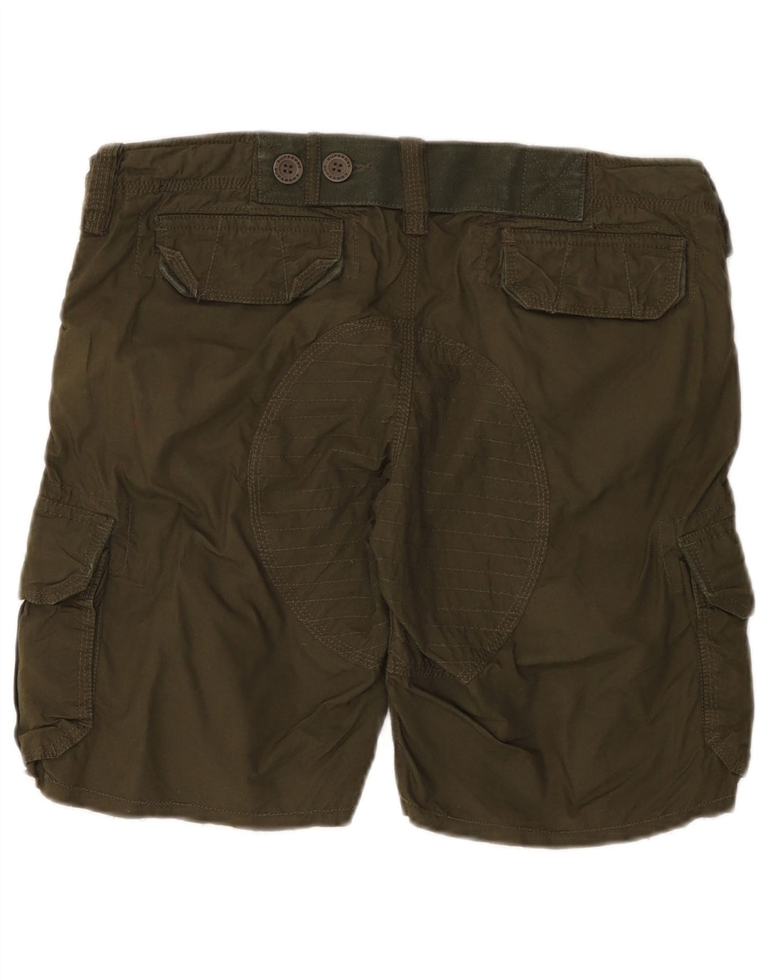 Superdry Herren Cargoshorts Medium W30 Khaki Baumwolle