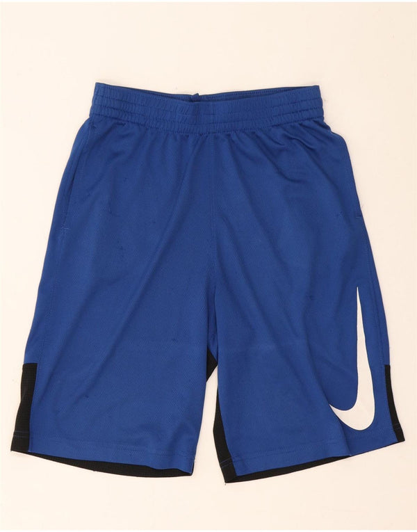 Nike Boys Dri Fit Graphic Sport Shorts 13–14 Jahre XL Blauer Farbblock