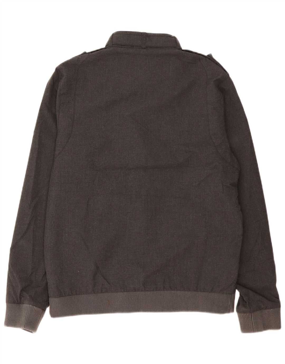 QUIKSILVER Herren Militär Bomberjacke UK 36 Small Grau Polyester