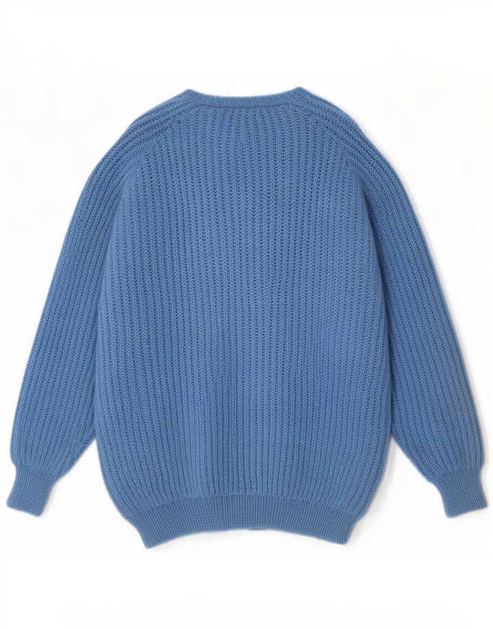 Vintage Mens Crew Neck Jumper Sweater XL Blue