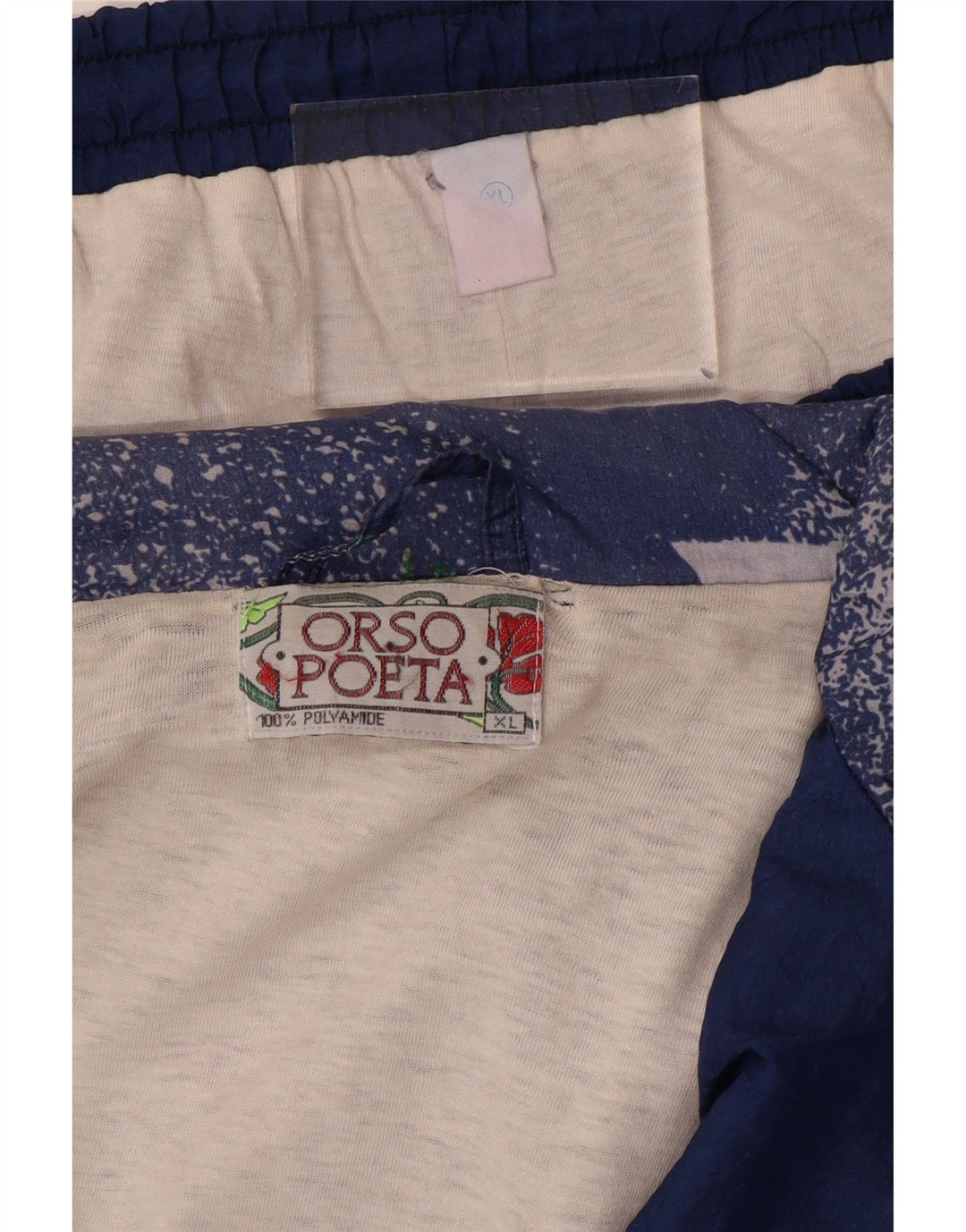ORSO POETA Herren-Trainingsanzug XL, marineblau, geometrisch, Polyamid