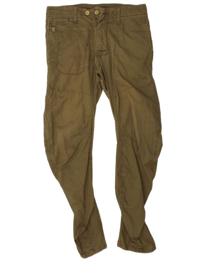 G-STAR Herren Banana Chinohose W32 L32 Khaki Baumwolle