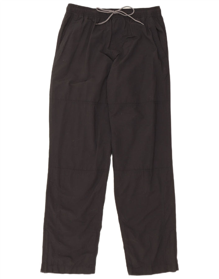 MARKS & SPENCER Herren-Chinohose mit normaler Passform, W33 L33, schwarze Baumwolle