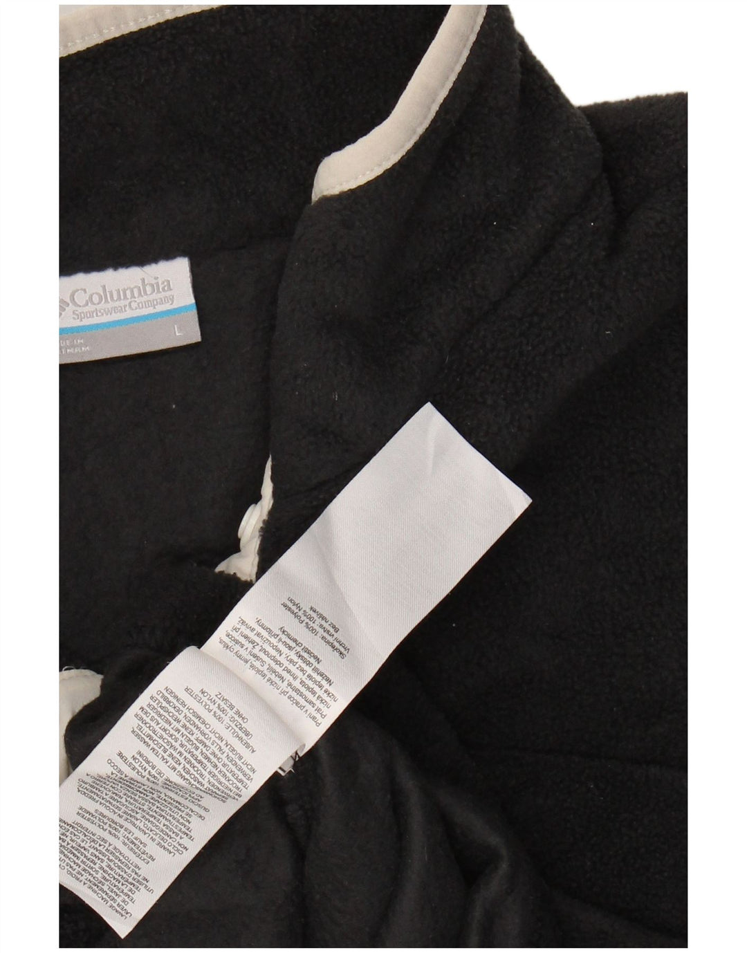 COLUMBIA Damen-Fleecepullover mit Knopfkragen, UK 16, Größe L, grau, Polyester