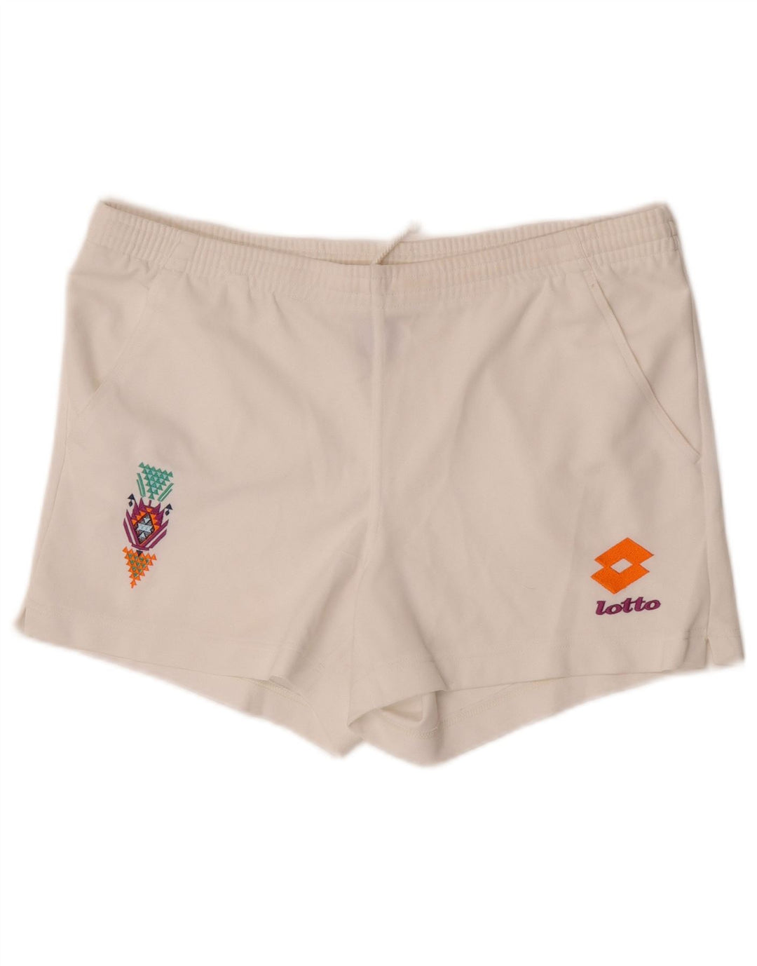 Lotto Herren Sportshorts XL Weiß Polyester