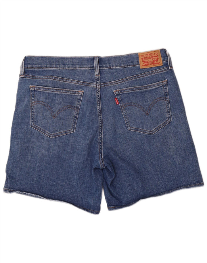 Levi's Damen Jeansshorts W30 mittelblaue Baumwolle