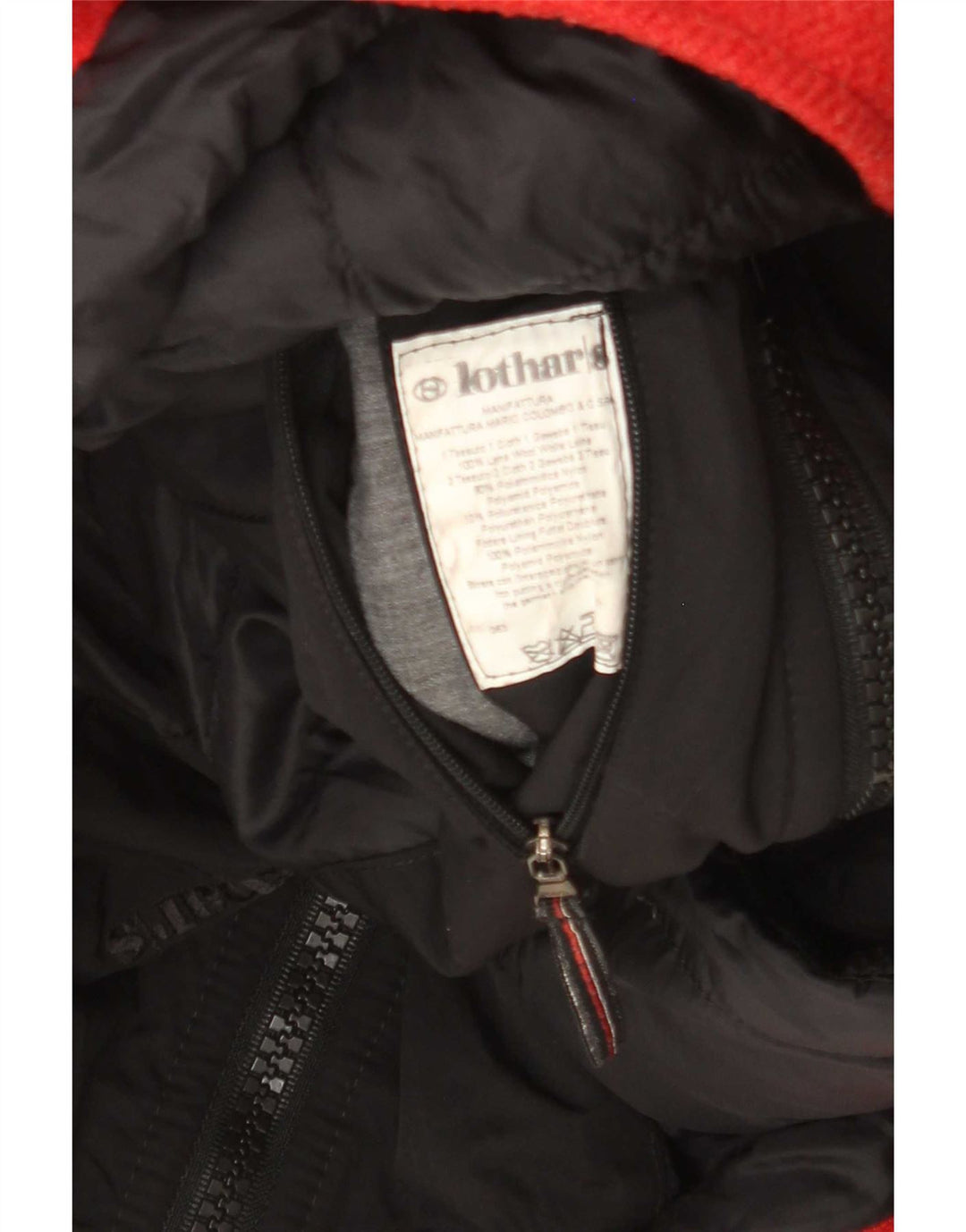 Lothars Herren-Windbreaker-Jacke, EU 50, mittelrot, Polyamid