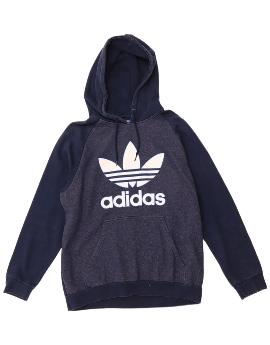 ADIDAS Herren-Kapuzenpullover mit Grafik, groß, marineblau, Baumwolle