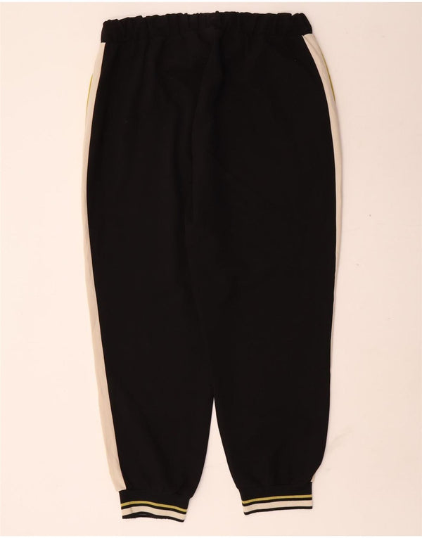 Zara Damen-Trainingshose, Jogginghose, UK 18, XL, Schwarz, Farbblock