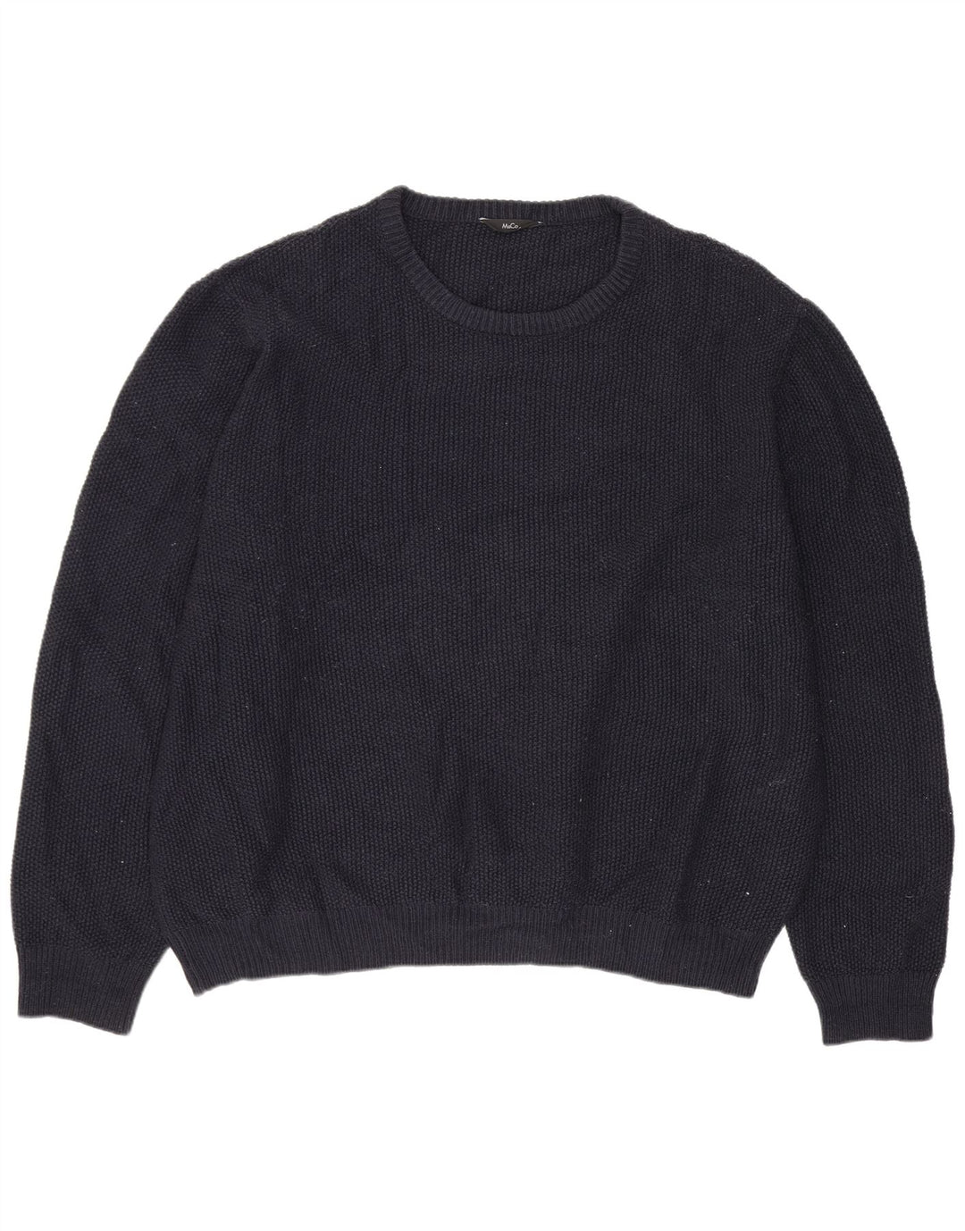 M&Co Herren-Pullover mit Rundhalsausschnitt, 2XL, Marineblau, Acryl