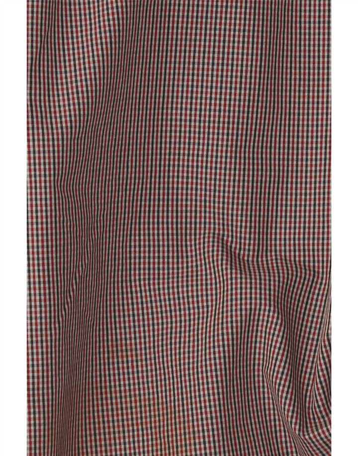 Quiksilver Herren Bomberjacke UK 42 XL Red Gingham Cotton