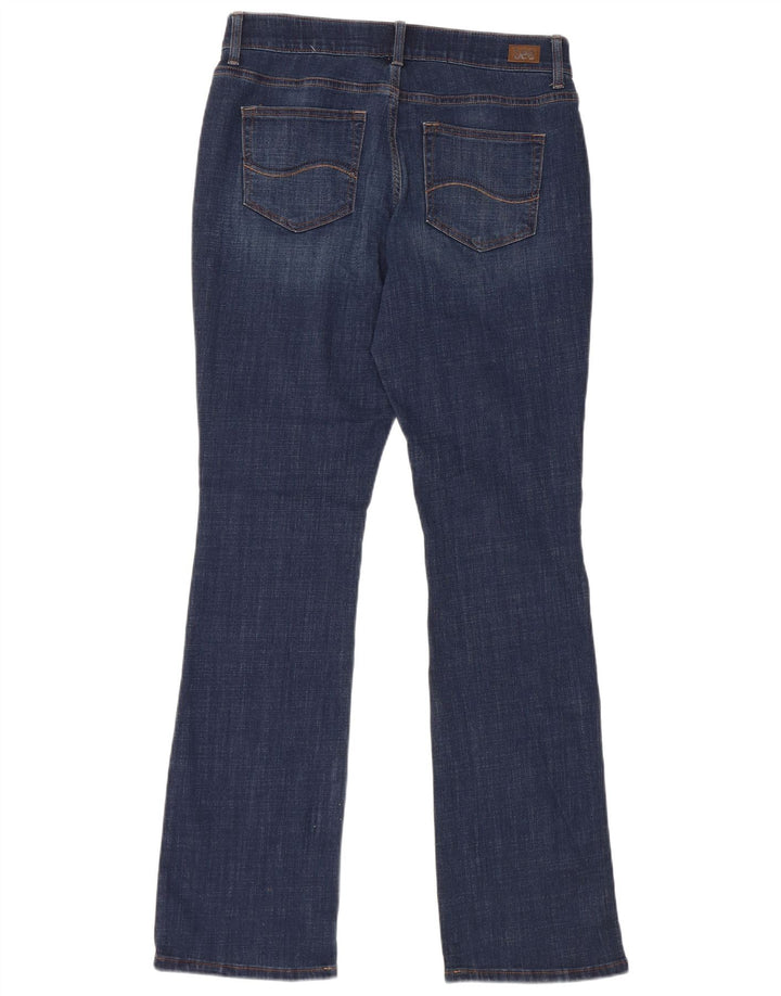 Lee Damen Bootcut-Jeans mit mittelhohem Bund und normaler Passform, US 12, Größe L, W32, L33, Blau