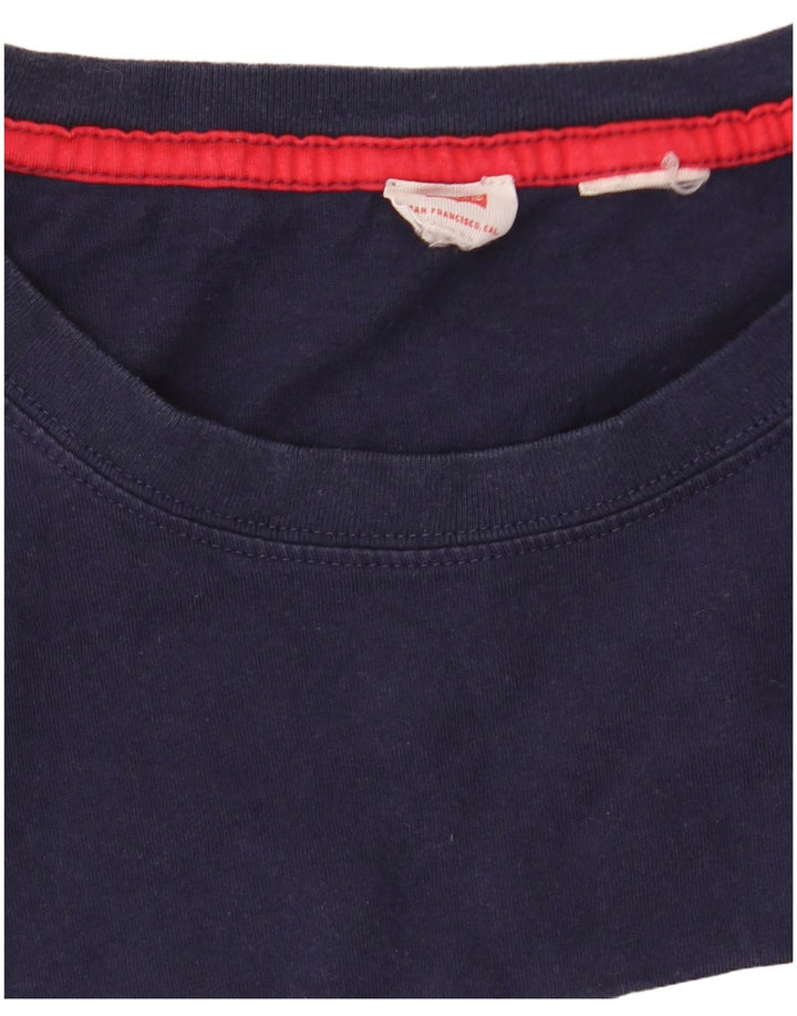 LEVI'S Damen Crop Graphic T-Shirt Top EU 40 Medium Mehrfarbig