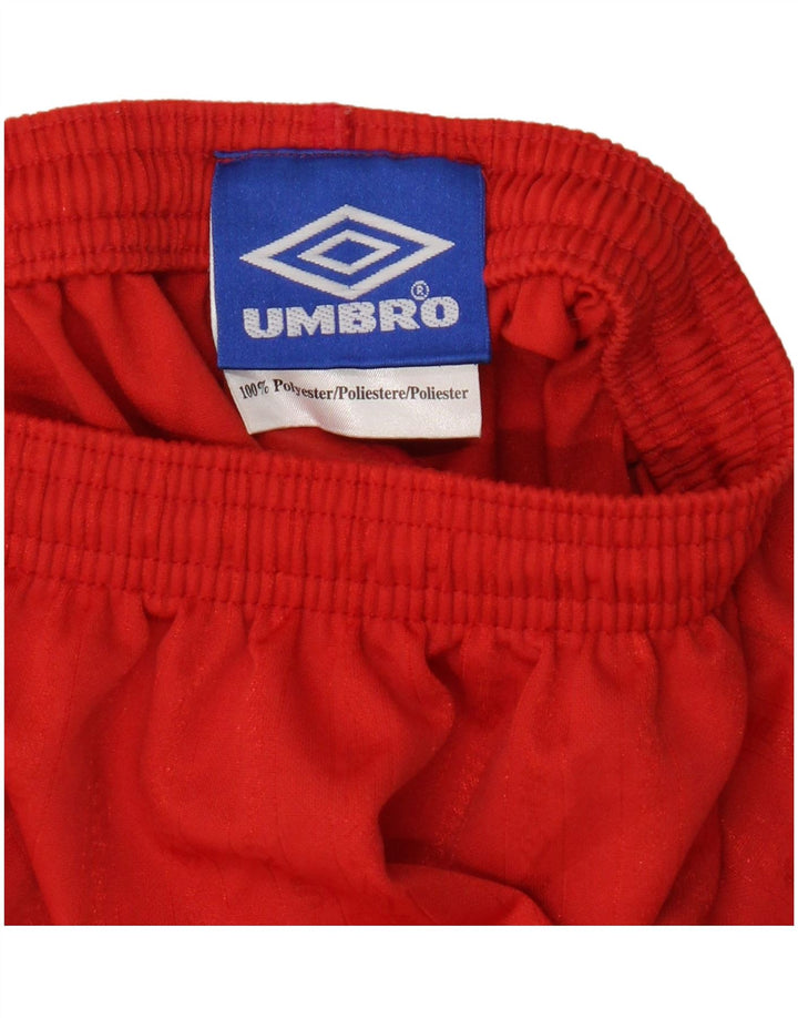 Umbro Herren-Sportshorts, klein, rot, Polyester