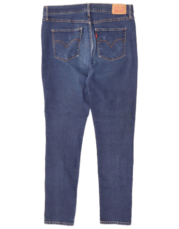 LEVI'S Womens 311 Shaping Skinny Capri Jeans W31 L23 Blue Cotton