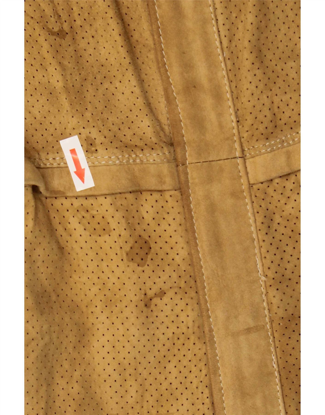 Vintage Herren Wildlederjacke UK 34 XS Beige