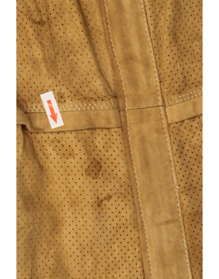 Vintage Herren Wildlederjacke UK 34 XS Beige