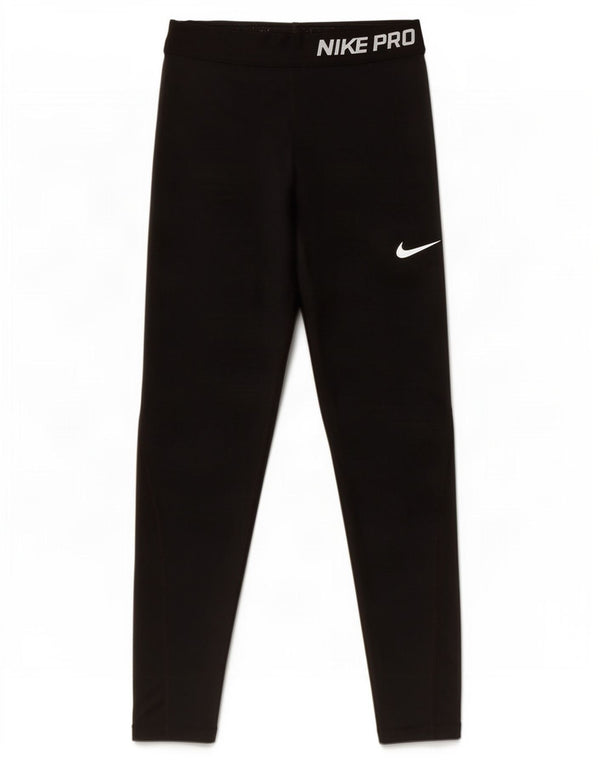 Nike Dri Fit Grafik-Leggings für Mädchen, 12–13 Jahre, Größe L, Schwarz