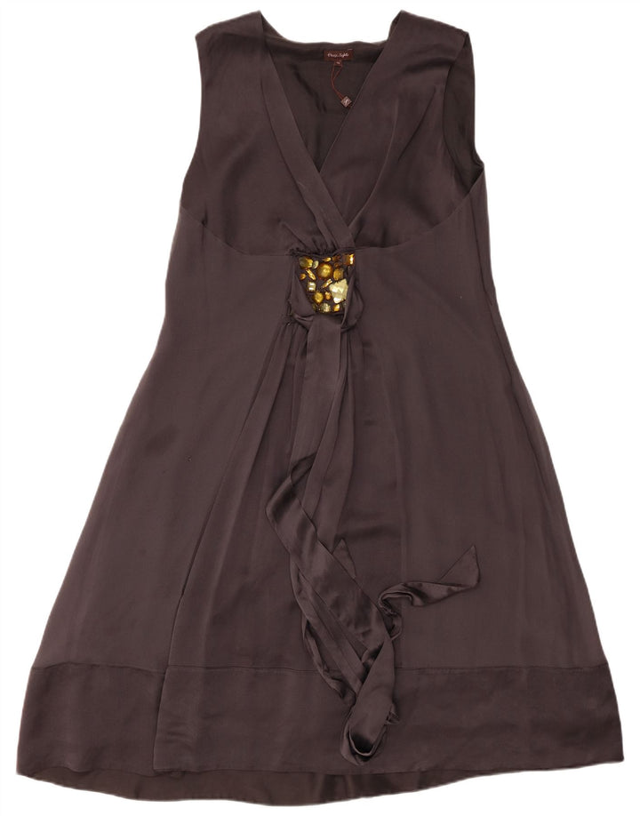 Ärmelloses A-Linien-Kleid für Damen von Phase Eight, Gr. 46, Größe L, graue Seide