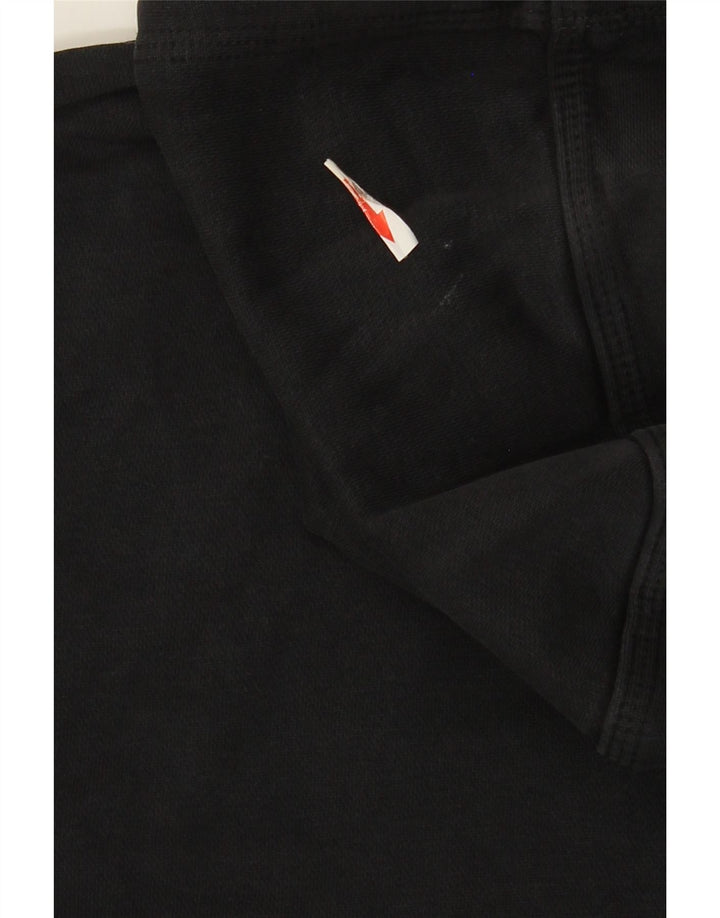 Nike Herren-Hoodie-Pullover aus mittelschwarzer Baumwolle