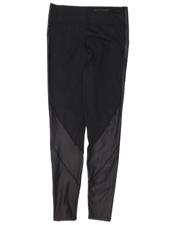 Jordan Damen Tight Fit Leggings UK 12 Mittelschwarzes Colourblock-Polyester