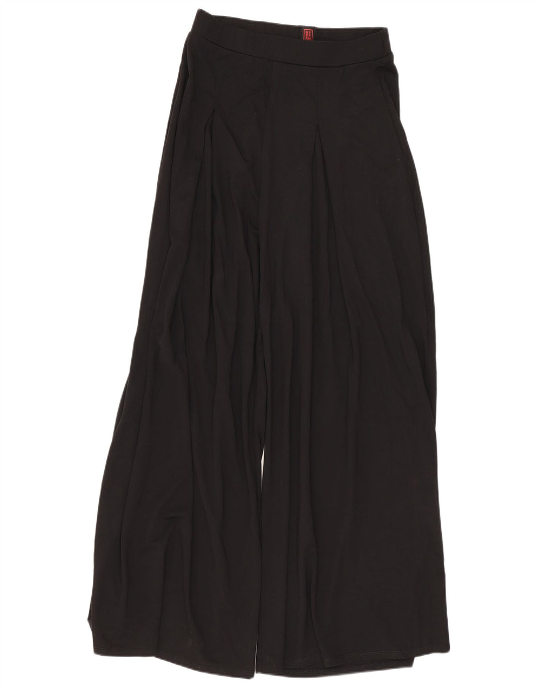 Stefanel Damen Cullotes-Hose XS W24 L27 Schwarze Viskose