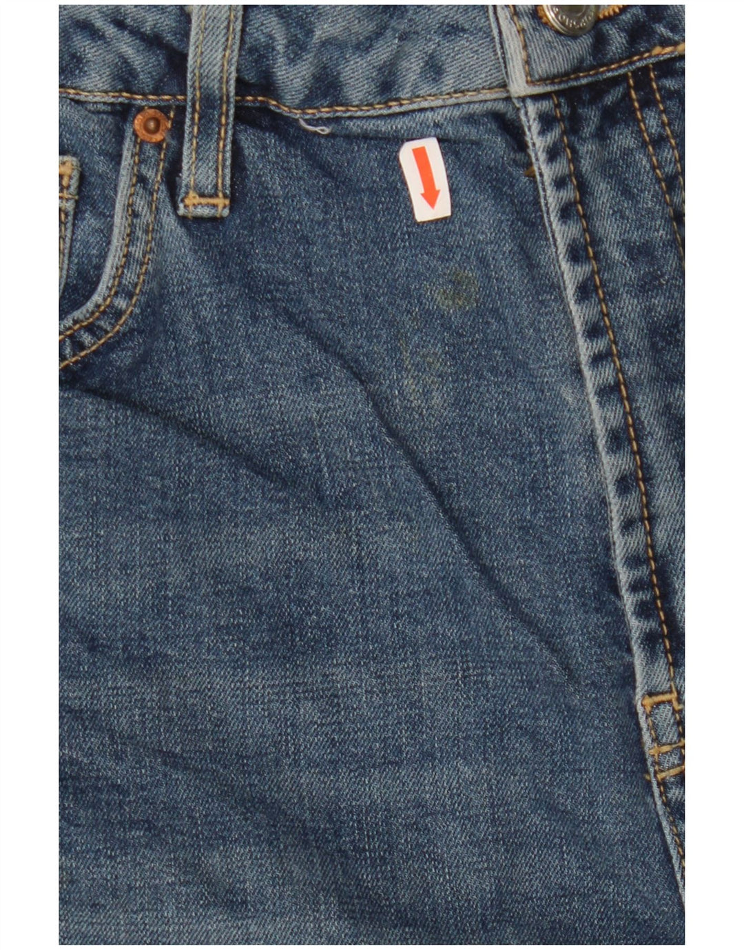 Topshop Damen Slim Jeans W32 L27 Blau