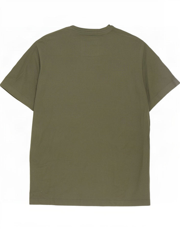 Crew Clothing Herren T-Shirt Top Small Khaki Baumwolle
