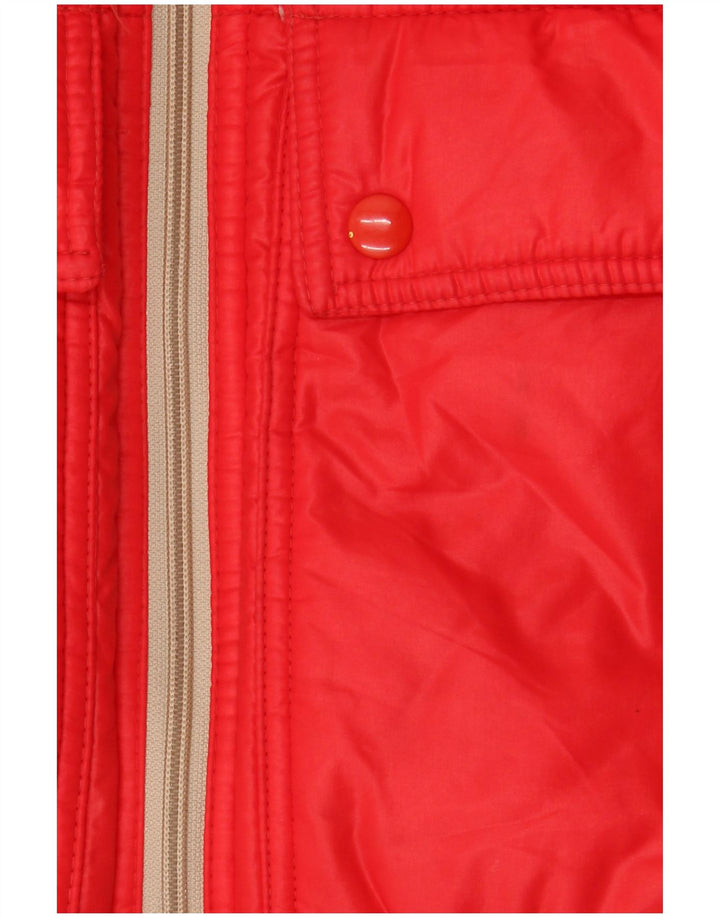 RADICI Herren-Jacke mit Kapuze, IT 48, mittelrot, Polyamid