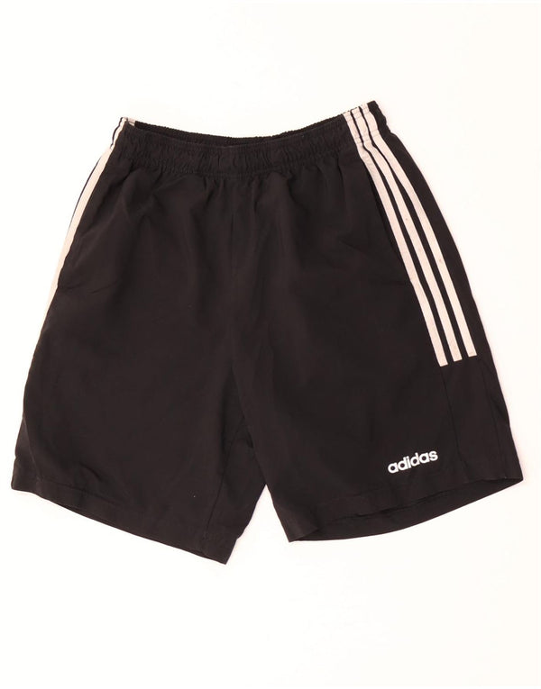 Adidas Mens Sport Shorts UK 12 Medium  Black Polyester