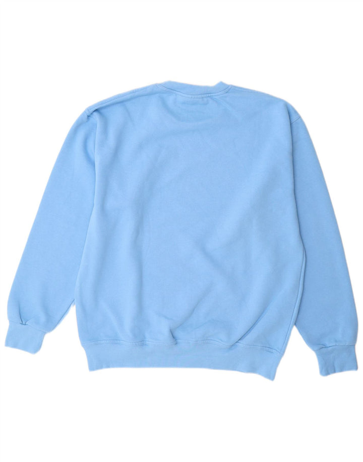 Hakro Herren-Sweatshirt-Pullover aus mittelblauer Baumwolle