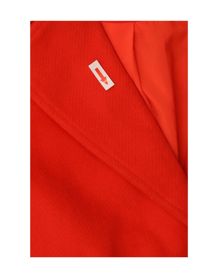 Marks & Spencer Damen Übergroßer Mantel UK 10 Small Rot Polyester