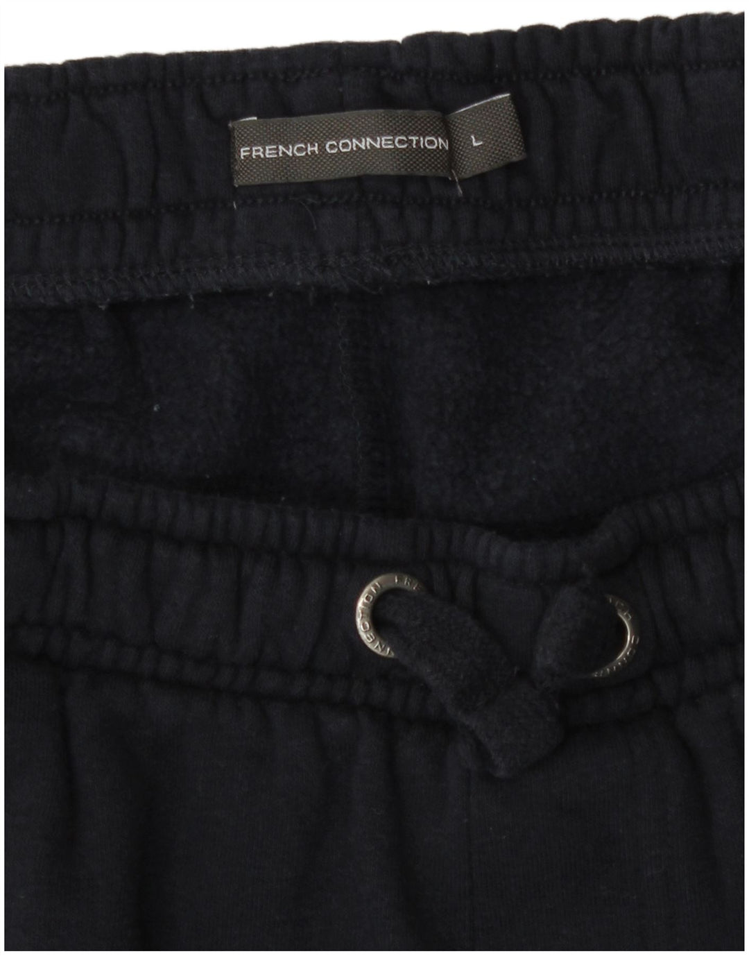 French Connection Herren-Sportshorts, groß, marineblaue Baumwolle