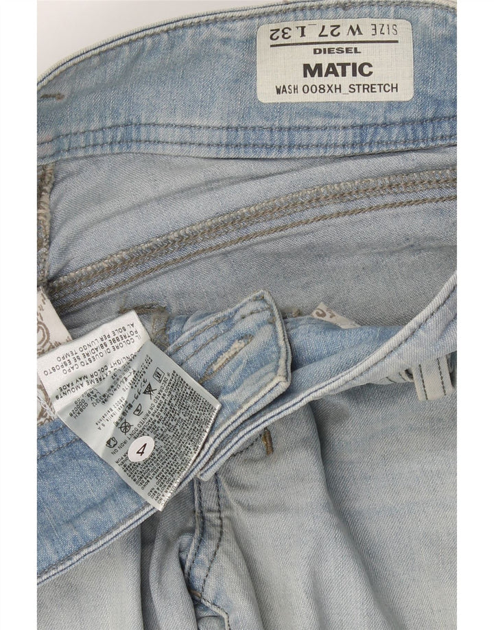 DIESEL Womens Matic Slim Jeans W27 L32 Blue Cotton Vintage Diesel and Second-Hand Diesel from Messina Hembry 