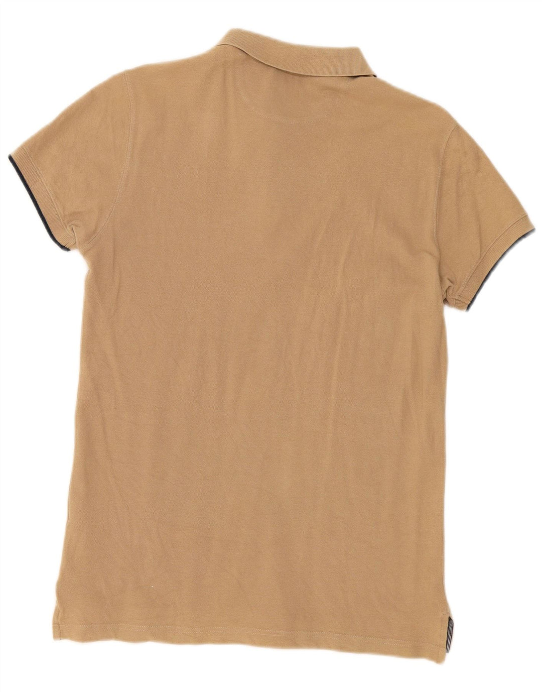 Massimo Dutti Slim Fit Herren-Poloshirt aus mittelbeiger Baumwolle