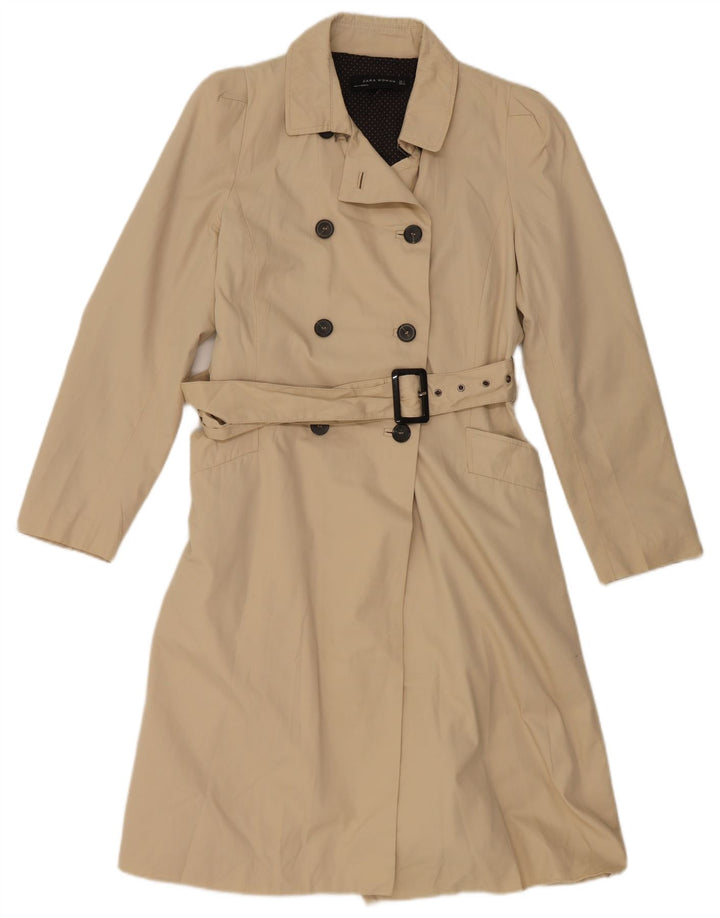 Zara Damen Trenchcoat UK 14 Large Beige