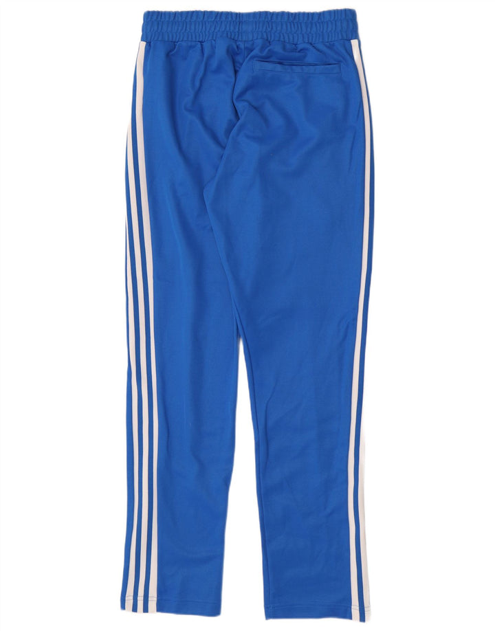 Adidas Herren-Trainingshose aus mittelblauer Baumwolle