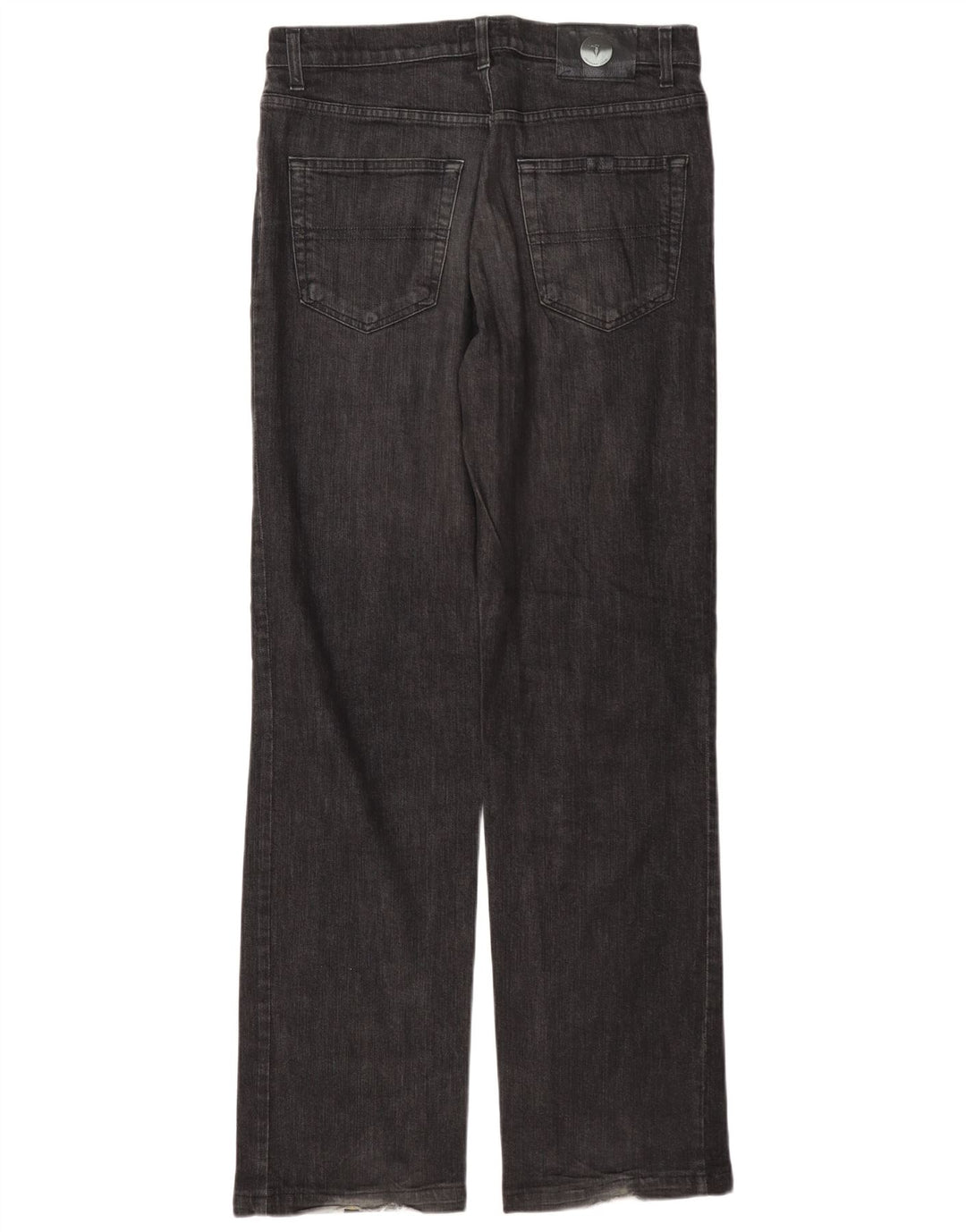 Trussardi Herren Straight Jeans W34 L33 Graue Baumwolle