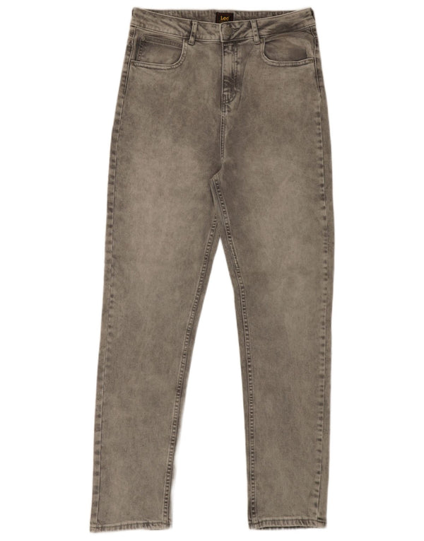 Lee Mädchen Slim Jeans 15–16 Jahre W30 L29 Graue Baumwolle