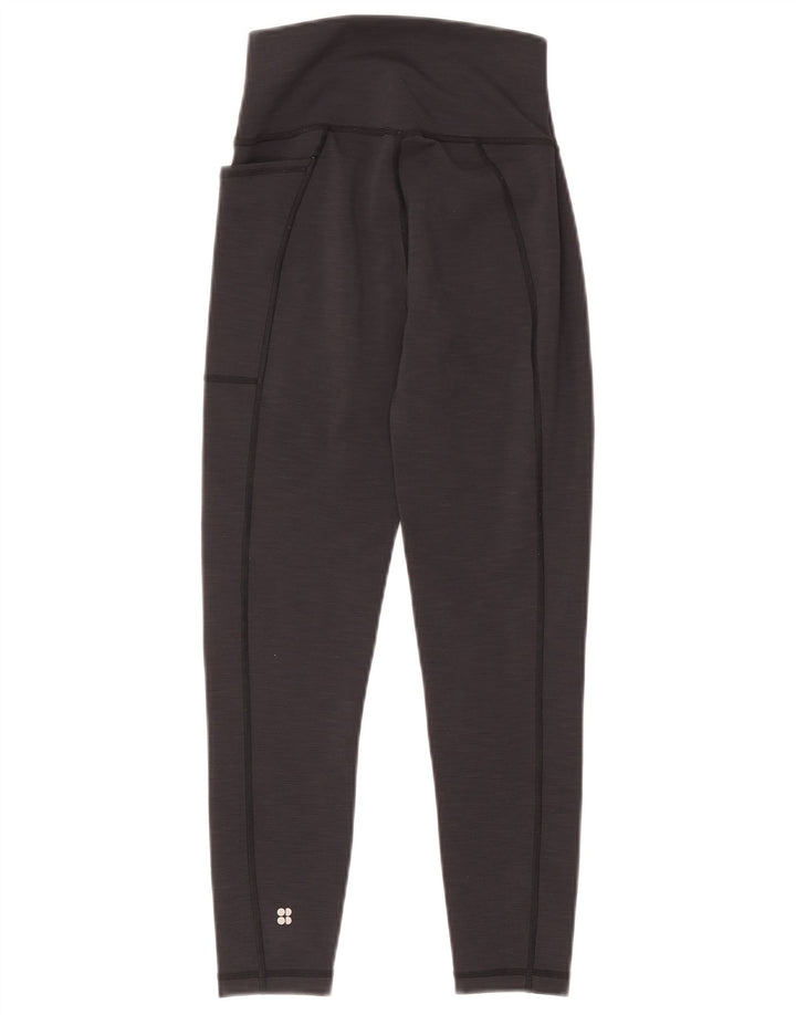 Sweaty Betty Damen Leggings UK 8 Small Grau Polyester