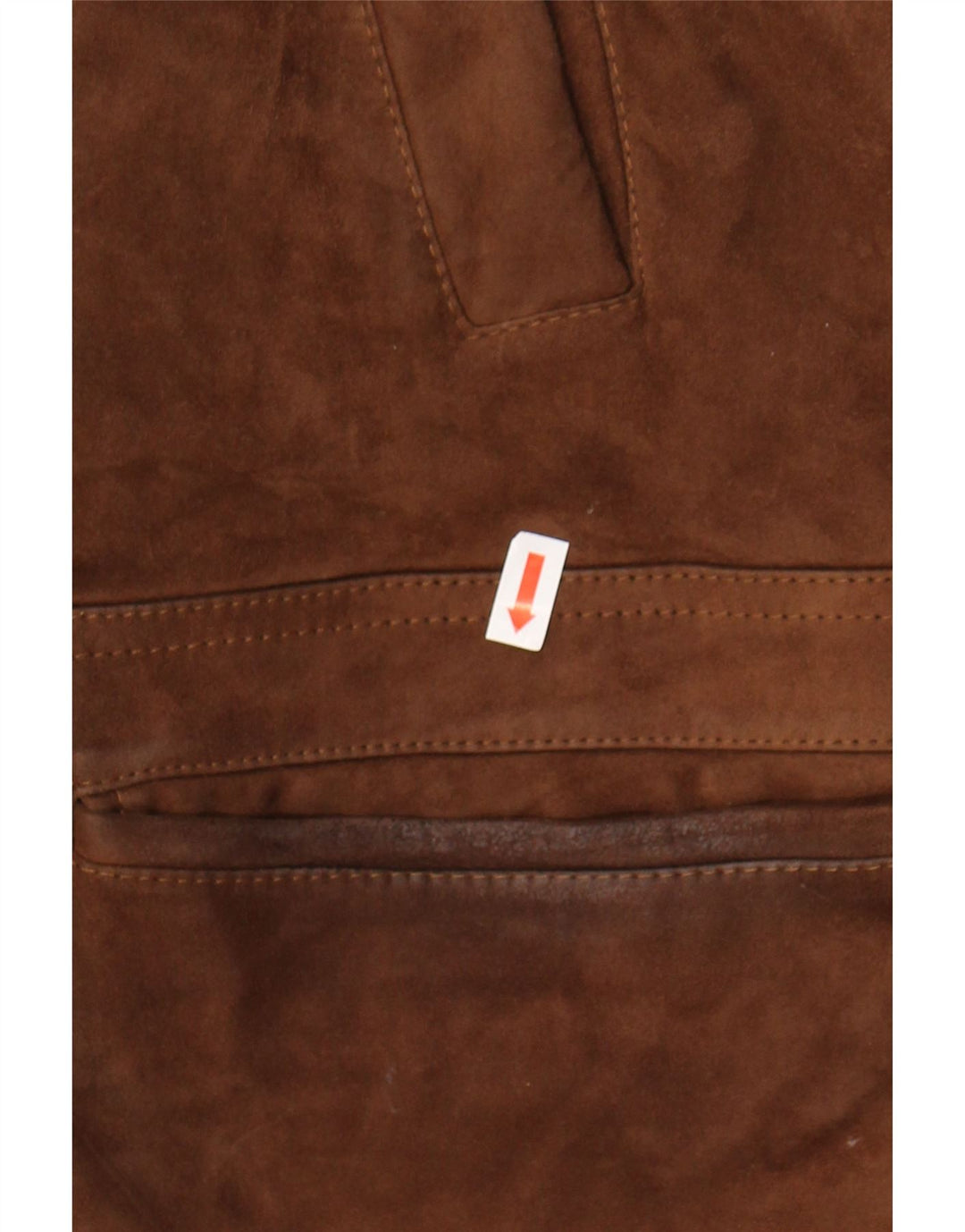ENRICO MANDELLI Mens Leather Coat UK 42 XL Brown Vintage Enrico Mandelli and Second-Hand Enrico Mandelli from Messina Hembry 
