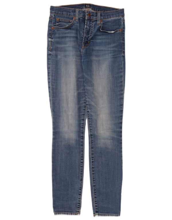 Gap Damen Skinny Jeans W28 L30 Blaue Baumwolle