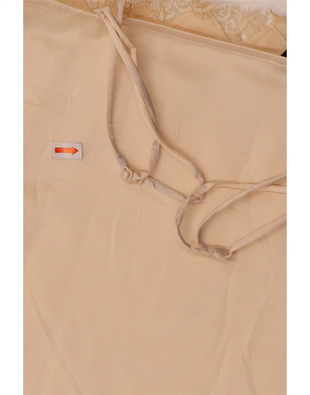Benetton Damen Cami Top UK 12 Mittelbeige Polyester