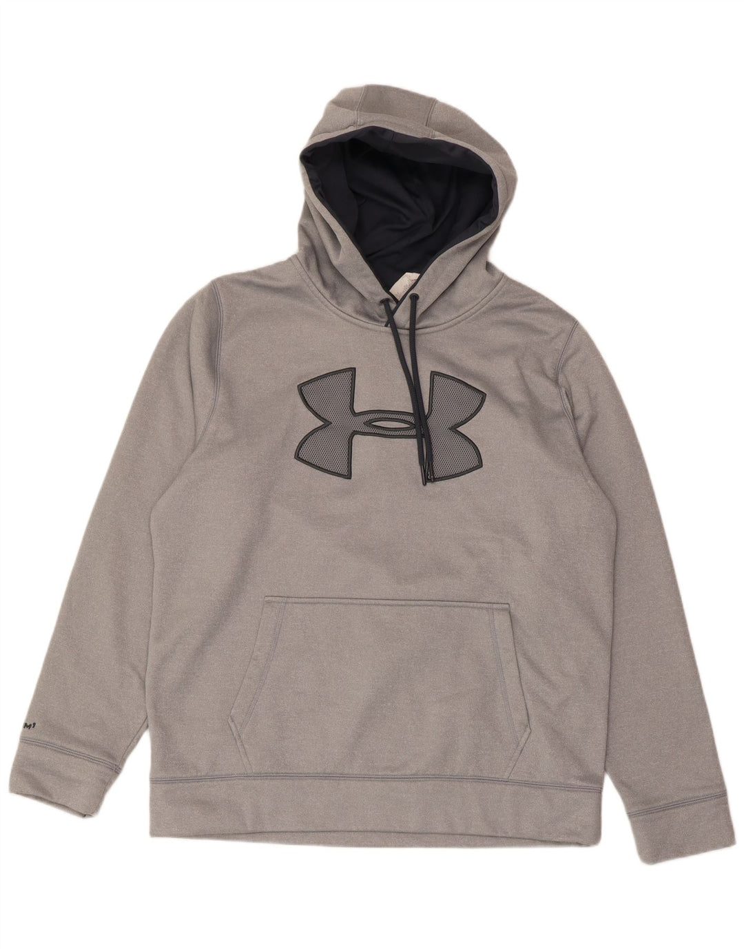 UNDER ARMOUR Herren-Kapuzenpullover mit Grafik, groß, grau, Polyester
