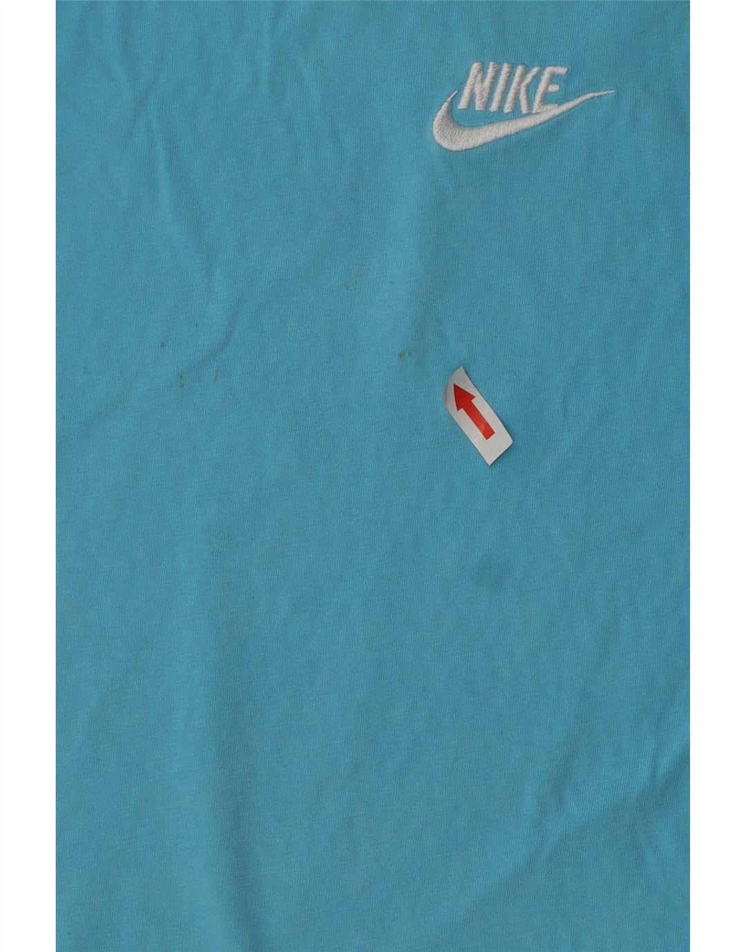 NIKE Damen T-Shirt Top UK 10 Small Blau Baumwolle