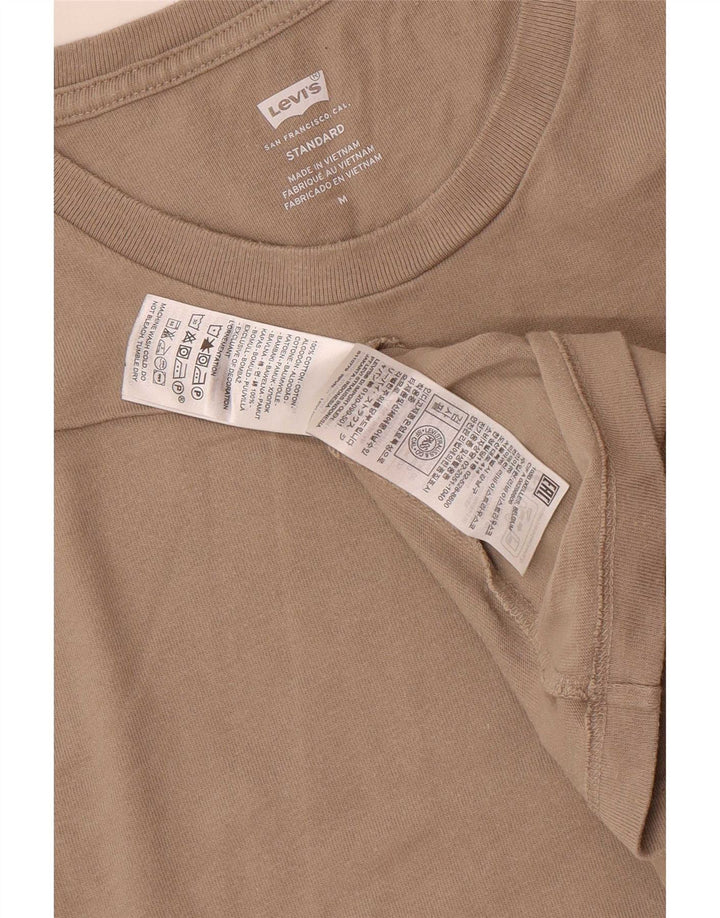 Levi's Herren-T-Shirt mit Standard-Passform aus mittelbrauner Baumwolle