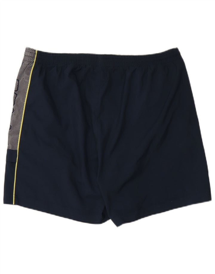FILA Herren Sportshorts mit Grafik, Größe L, Marineblau