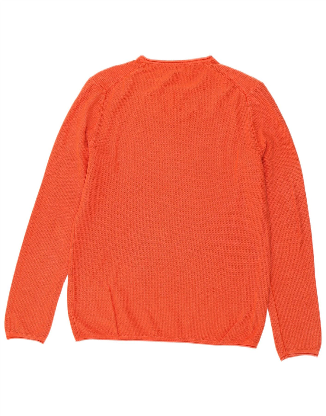 JOOP Herren-Pullover mit Rundhalsausschnitt, Größe S, Orange