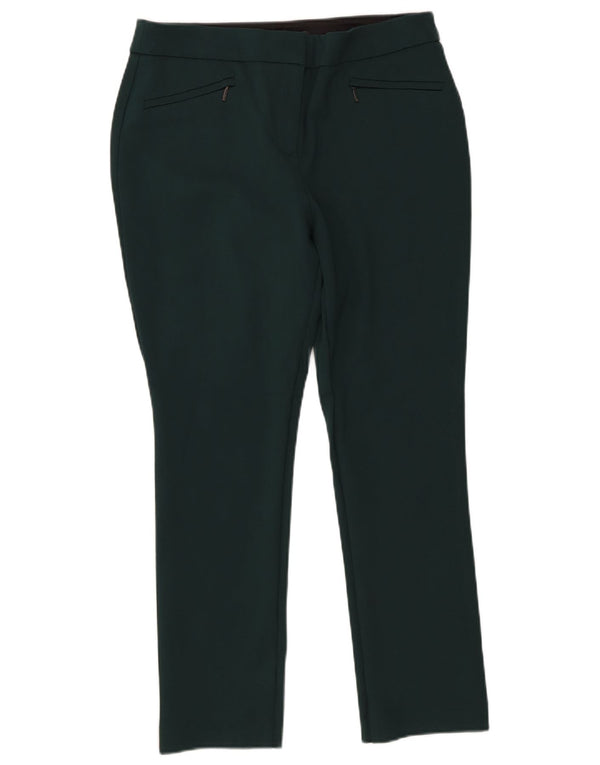 Marks & Spencer Damen Slim Freizeithose UK 12 Medium W30 L26 Grün