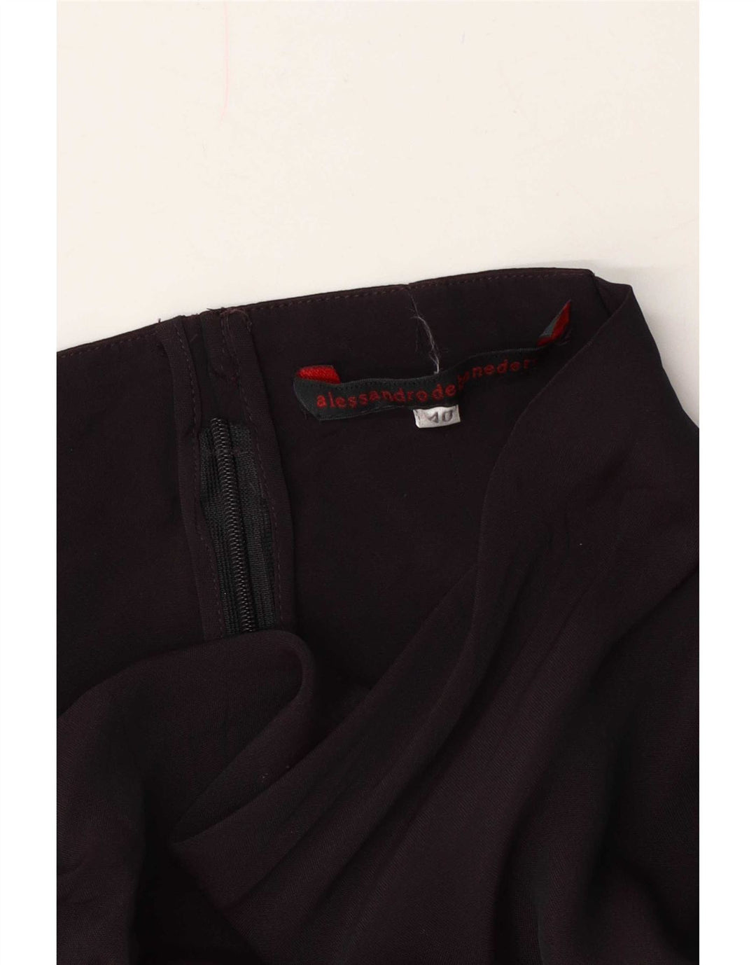Vintage Damen Langarm Maxikleid IT 40 Small Schwarz